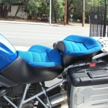 BMW R1200GS Dual Pacific Blue Sunbrella Inserts