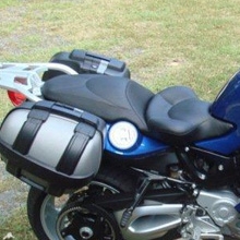 BMW F800ST: Solo Black Halfmoon Pattern