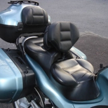 BMW K1200GT: Day-Long Dual Gray Inserts with Black Sides | Half-moon