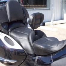 BMW K1200LT: Solo All Leather, Rectangle Pattern With RCP Removable Backrest