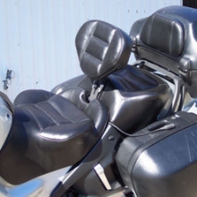 BMW R1150RT: Day-Long Solo / Black / Rectangle Pattern