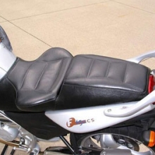 BMW F650CS: Day-Long Solo Black Vinyl | Rectangle Pattern