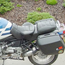 BMW R1150GS: Black Vinyl | Rectangle Pattern