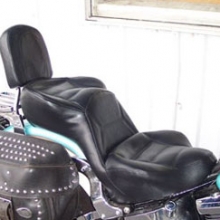 Harley-Davidson Fatboy: Day-Long Dual Saddle Rectangle Pattern