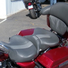 Harley Davidson: Dual Day-Long Limited Edition Pattern | Grey Leather insert | Grey Vinyl Sides