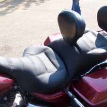 Harley-Davidson Road King: Day-Long Dual Saddle Rectangle Pattern