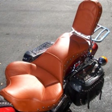 Harley-Davidson Springer Soft Tail: Solo All Leather with Studs