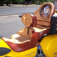 Honda GL 1800: Dual Custom Colors With Our Backrest