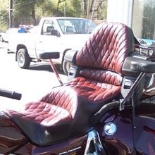Honda GL 1800 Trike: Dual Red Leather