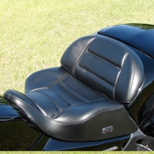 Solo all leather halfmoon pattern with Smuggler (supplied by customer)