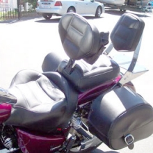 Honda VTX 1800(N): Solo All Leather Rectangles With Our Backrest