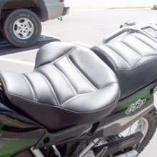 Kawasaki KLR: Day-Long Solo, All Vinyl Rectangle Pattern