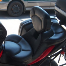 Kawasaki Versys: Dual Day-Long in Half Moon pattern with RCP Backrest