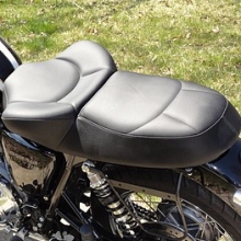 Solo all Black Vinyl with halfmoon pattern