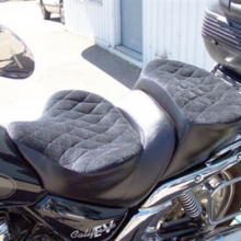 Moto Guzzi EV11: Dual with Velour Inserts.