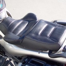 Triumph Trophy: Solo Black Leather Inset, Vinyl Side