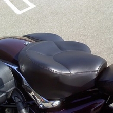 Solo Black Leather inserts with halfmoon pattern