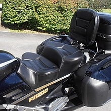 Dual all Black Vinyl with rectangle pattern